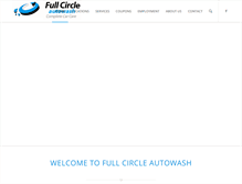 Tablet Screenshot of fullcircleautowash.com